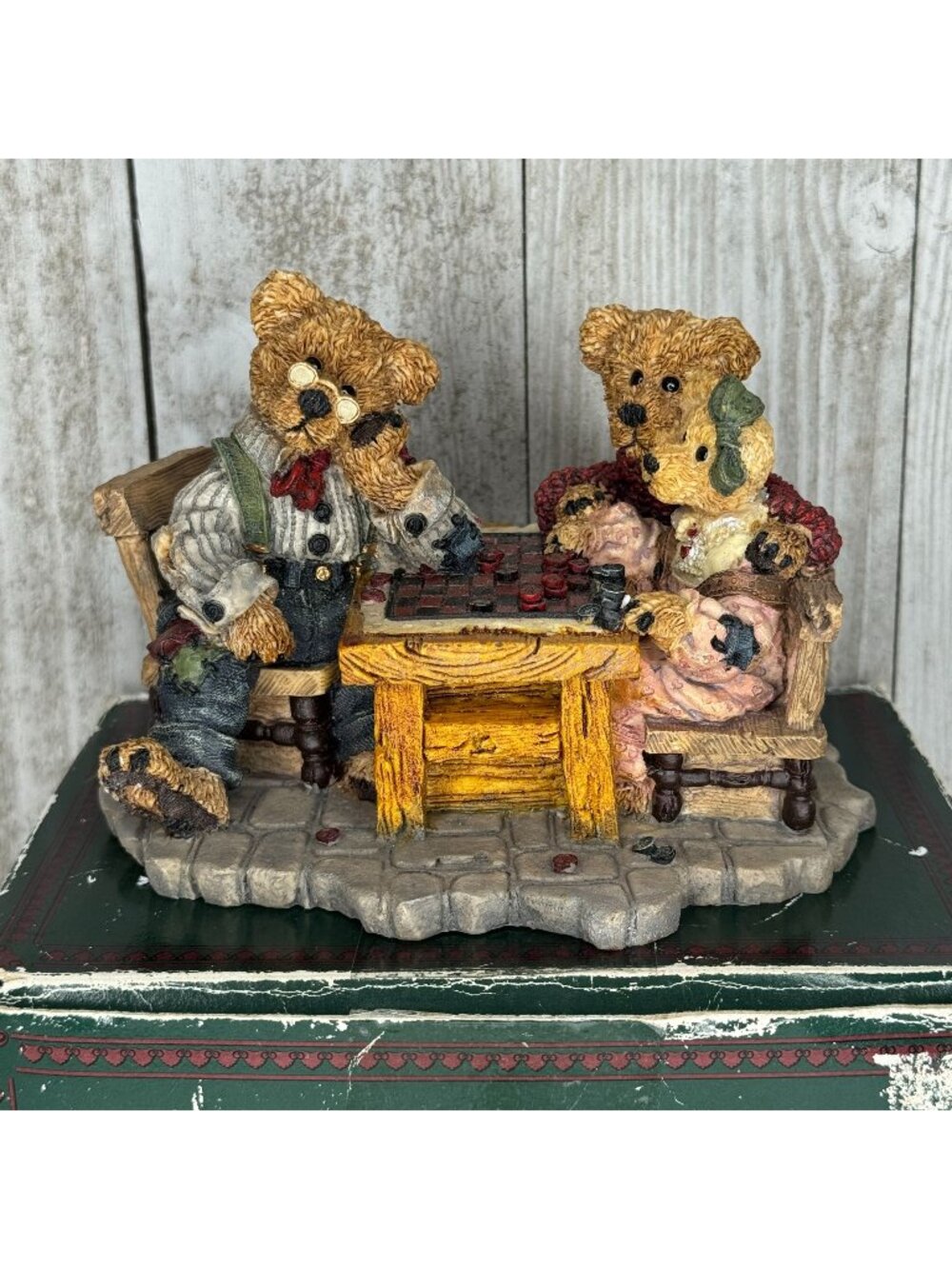 Boyds Bears & Friends Grenville with Matthew & Bailey Sunday Afternoon Figurine